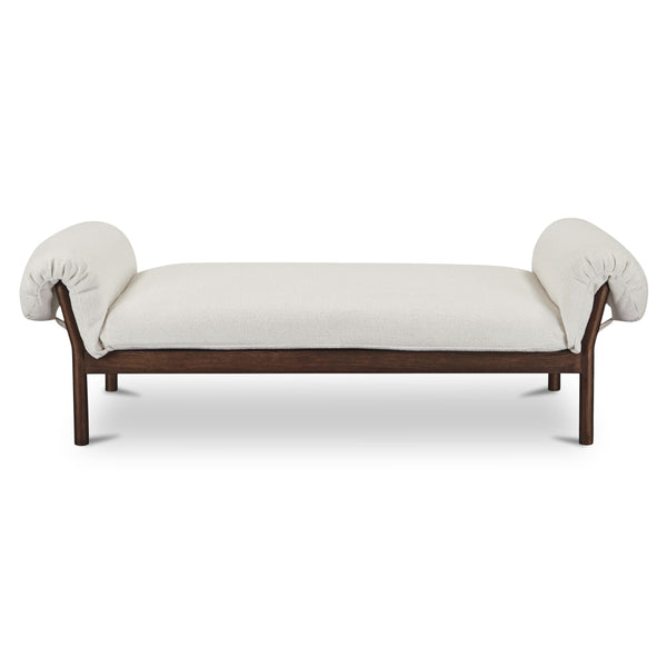 Cardero Daybed in Ivory with Ash Frame