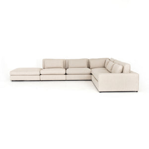 Bloor 5 Pc Sectional with Ottoman in Essence
