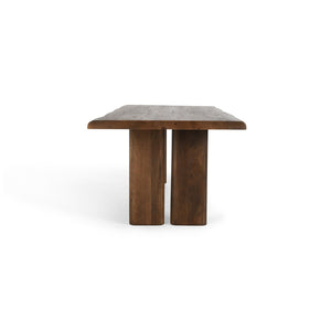 Holmes Solid Mango Wood Dining Table - Artisan Brown