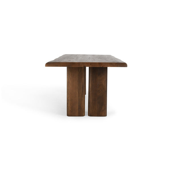 Holmes Solid Mango Wood Dining Table - Artisan Brown