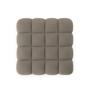 Roma Outdoor Ottoman Piece In Alessi Fawn