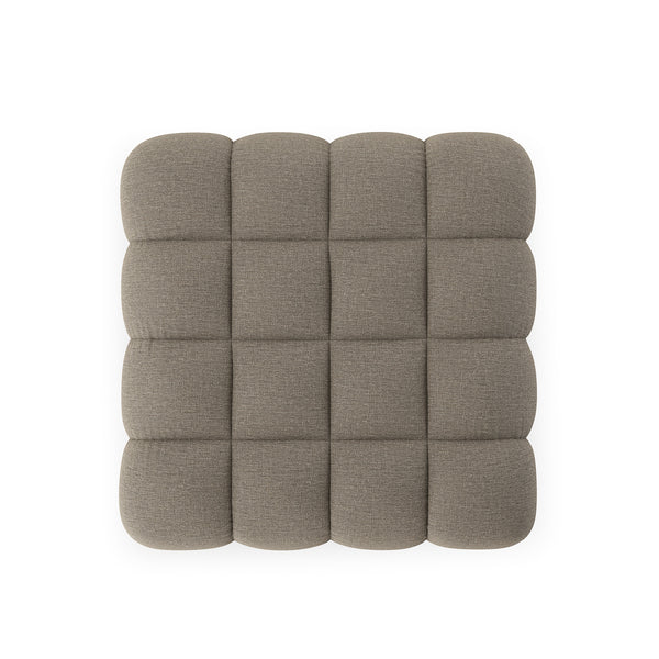 Roma Outdoor Ottoman Piece In Alessi Fawn