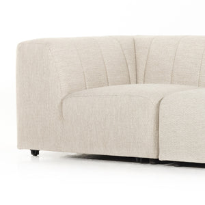 Gwen Outdoor 3 Pc Sectional In Faye Sand