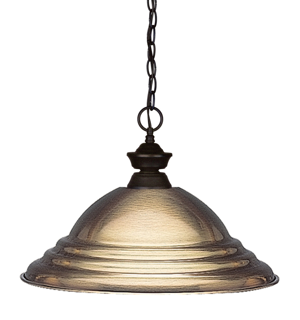 Shark 1 Light Pendant in Bronze Finish