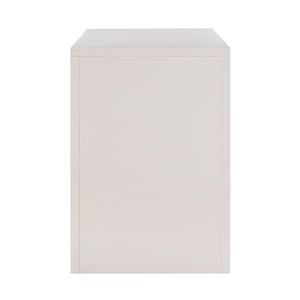 Suzie Cream & Rattan Executive Desk