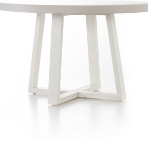 Cyrus Outdoor Dining Table In 48" In Sand