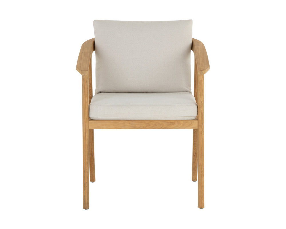 CORALINE DINING ARMCHAIR - PALAZZO CREAM