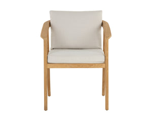 CORALINE DINING ARMCHAIR - PALAZZO CREAM