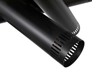 Javelin Chandelier, Black Steel