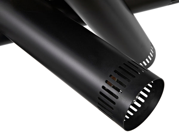 Javelin Chandelier, Black Steel