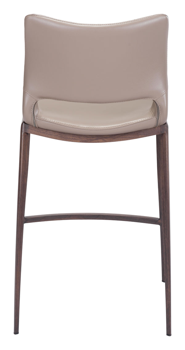 Ace Counter Stool (Set of 2) Brown & Walnut