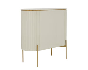 PALOMA BAR CABINET - HIGH GLOSS CREAM