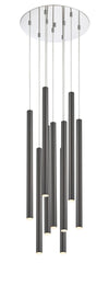 Forest 9 Light Island/Billiard in Chrome Finish