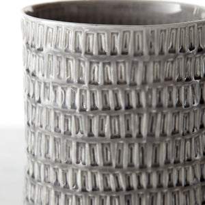 Somerville Vase in Oyster Silver