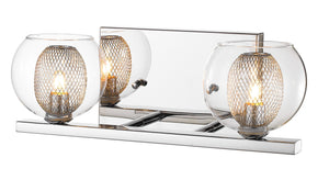 Auge 2 Light Vanity in Chrome  Finish
