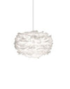 Eos Mini Plug-In Pendant in White with White Cord