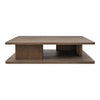 Casey Large Coffee Table in Dark Brown Oak