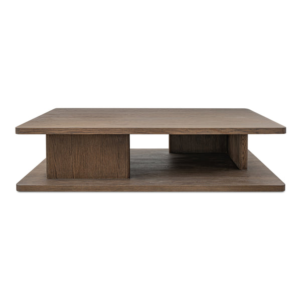 Casey Large Coffee Table in Dark Brown Oak