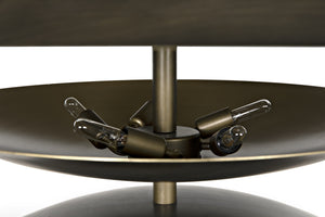 Nora Chandelier, Metal with Aged Brass Finish