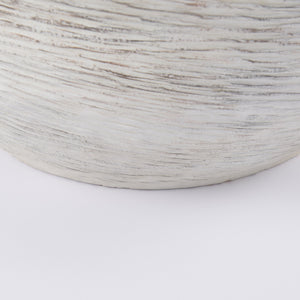 Misha 25.2L x 25.2W x 22.4H Cream Ceramic Floor Vase