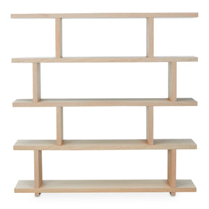 Miri Large Oak Shelf - Mid-Century Modern Style