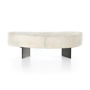 Avett Coffee Table Tall Piece In Bleached