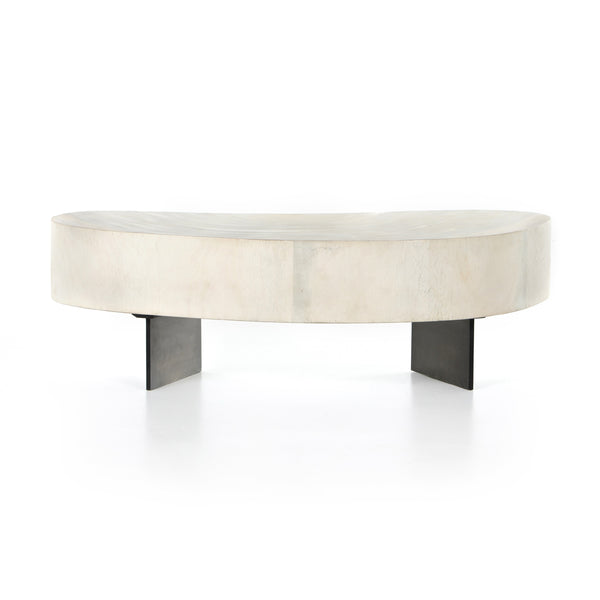Avett Coffee Table Tall Piece In Bleached