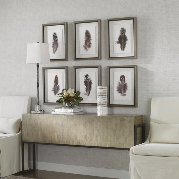 Birds Of A Feather Framed Prints, S/6