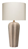 Regal Cement Table Lamp with Linen Shade
