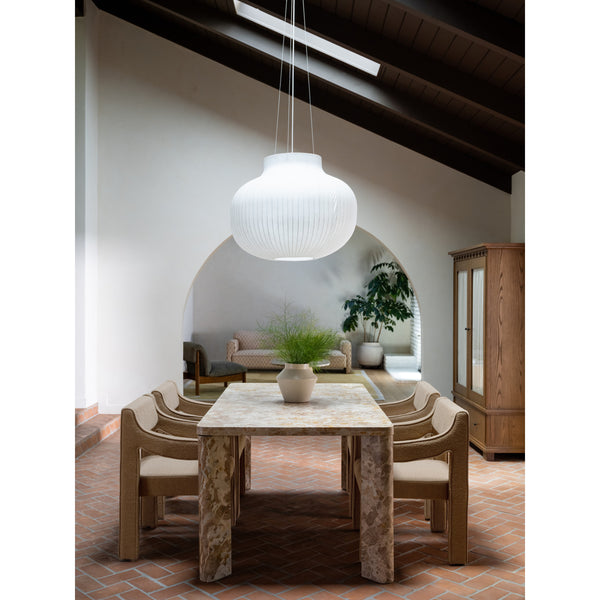 Moe's Segment Dining Table in Panther Stone Beige