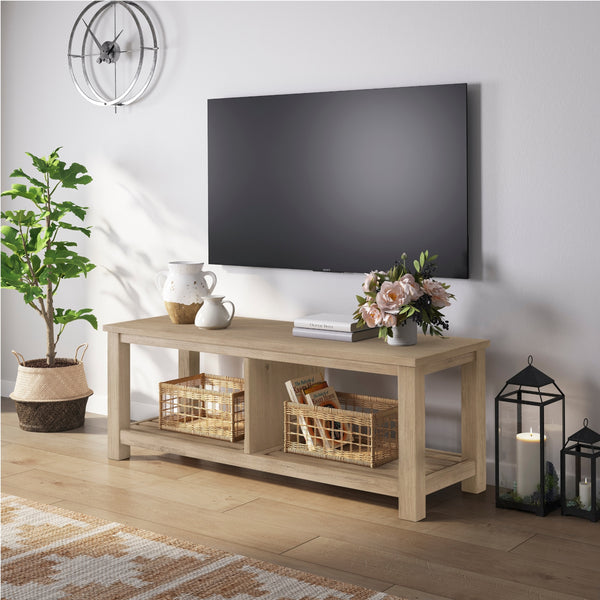 Tiburon KD TV Bench, Drifted Sand