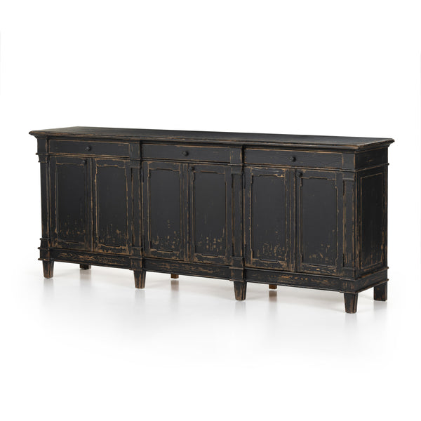 Marjorie Sideboard In Distressed Black