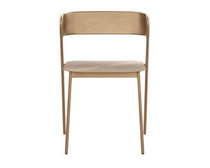 KEANU DINING CHAIR - ANTIQUE GOLD