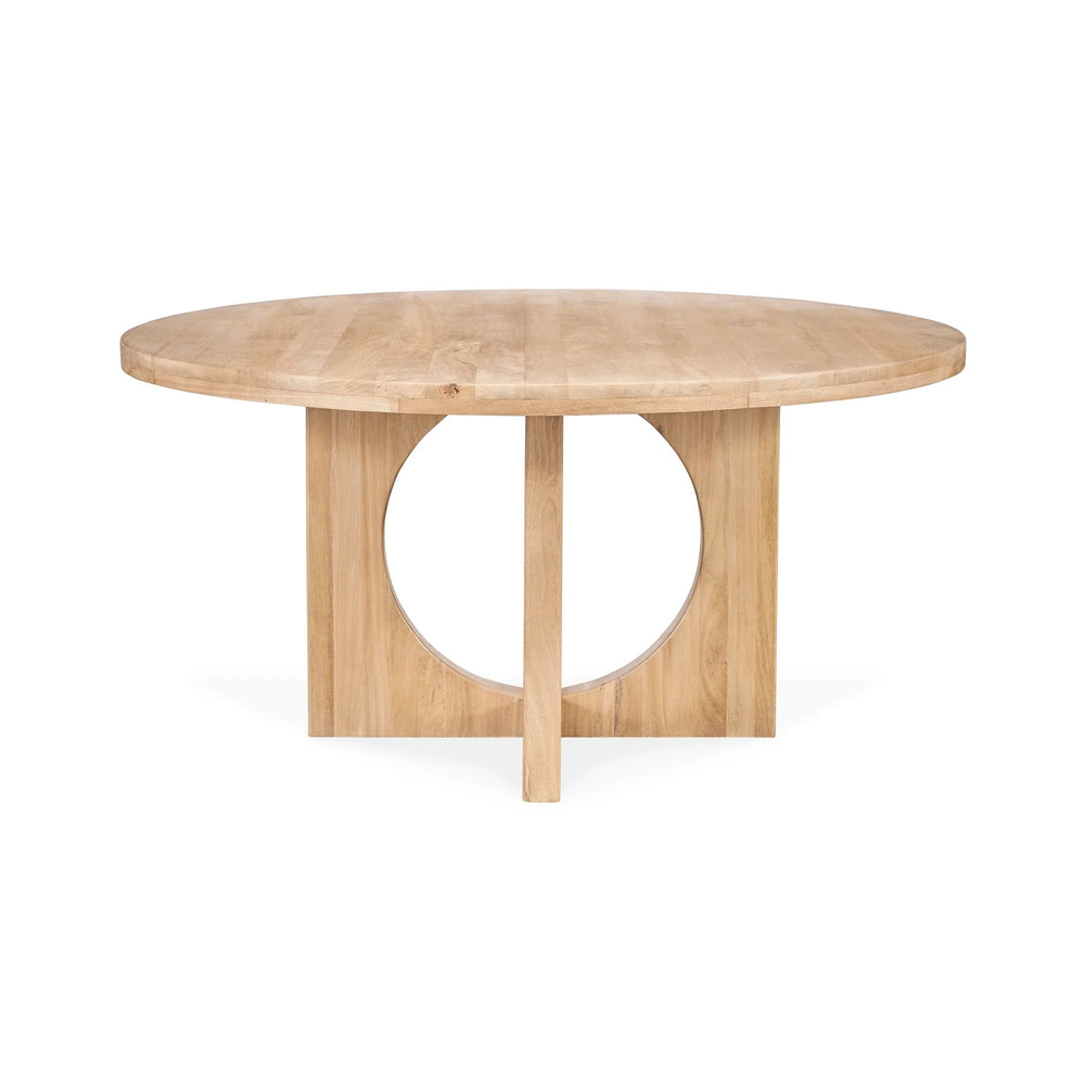 Laguna Solid Wood Dining Table in Natural Maple
