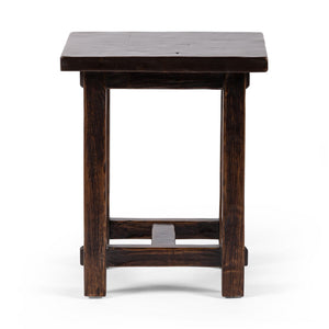 Rinda End Table - Distressed Walnut