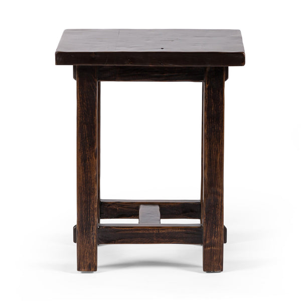 Rinda End Table - Distressed Walnut