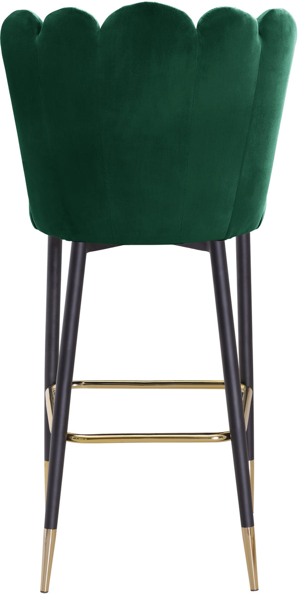 Anita Stool In Green Velvet