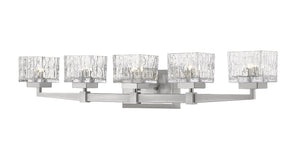 Rubicon 5 Light Vanity in Brushed Nickel Finish