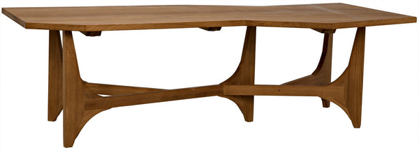 Fenton Coffee Table, Gold Teak