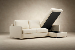 NEAH SOFA BED, SLIM W/LOUNGER, 63"X77"