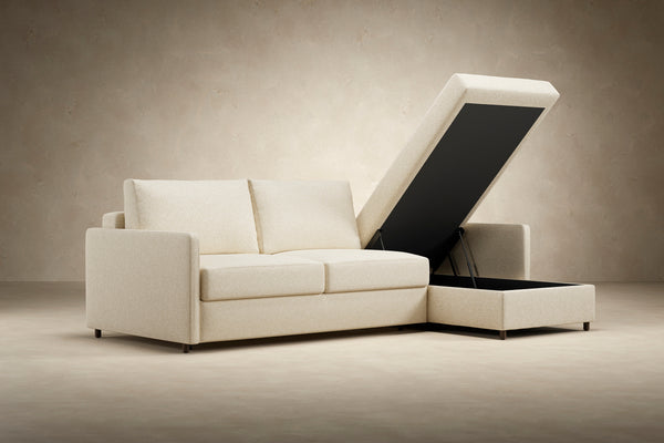 NEAH SOFA BED, SLIM W/LOUNGER, 63"X77"