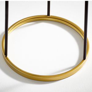 Large Liza Stand in Gold and Black