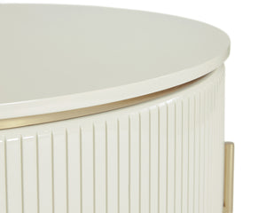 PALOMA LIFT TOP COFFEE TABLE - HIGH GLOSS CREAM
