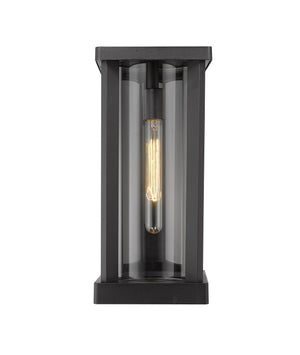 Glenwood 1 Light Outdoor Wall Sconce in Black Finish