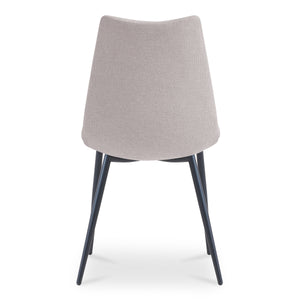 Moe's Alibi Dining Chair Set of Two in Beige