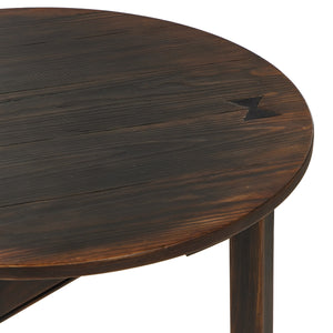 The Pimms Table in Aged Brown