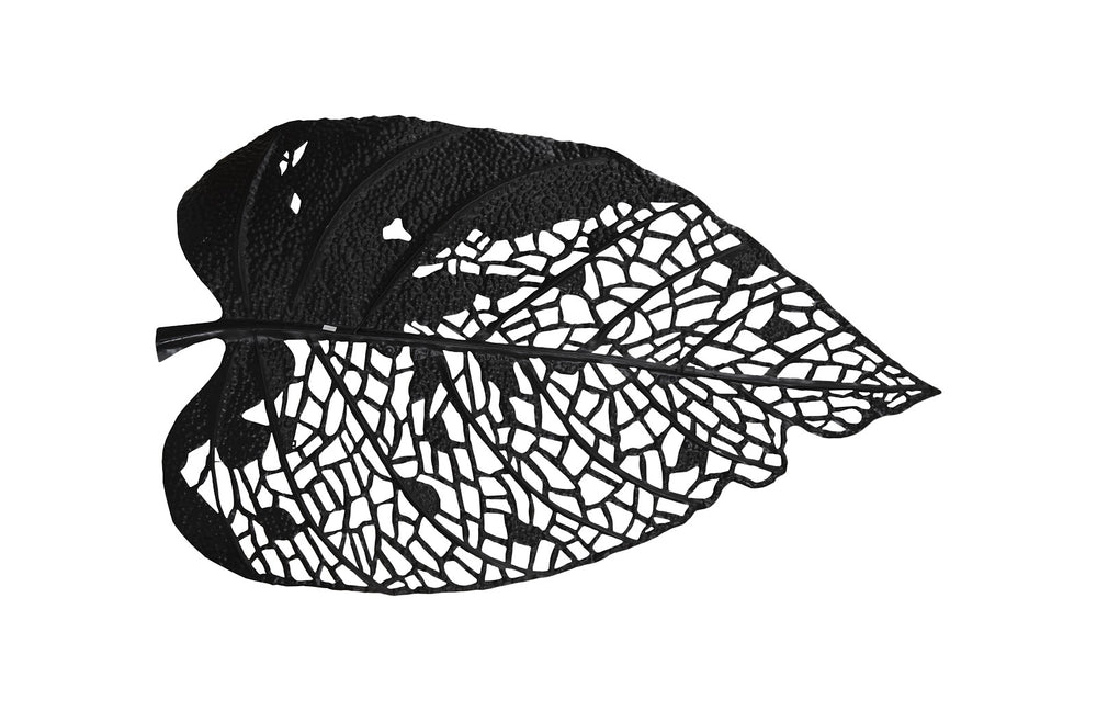 Birch Leaf Wall Art, Silver, XL