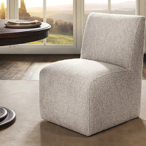 Brighton Upholstered Dining Chair in Coastal Sand