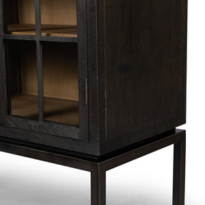 Palmer Cabinet in Charcoal Oak Veneer