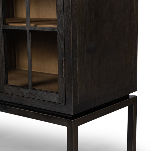 Palmer Cabinet in Charcoal Oak Veneer